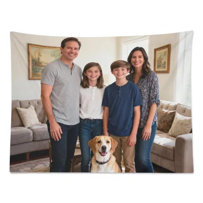 Custom Photo Decorative Wall Tapestry