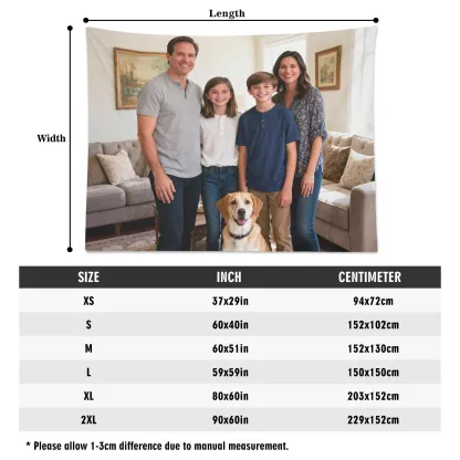 Custom Photo Decorative Wall Tapestry