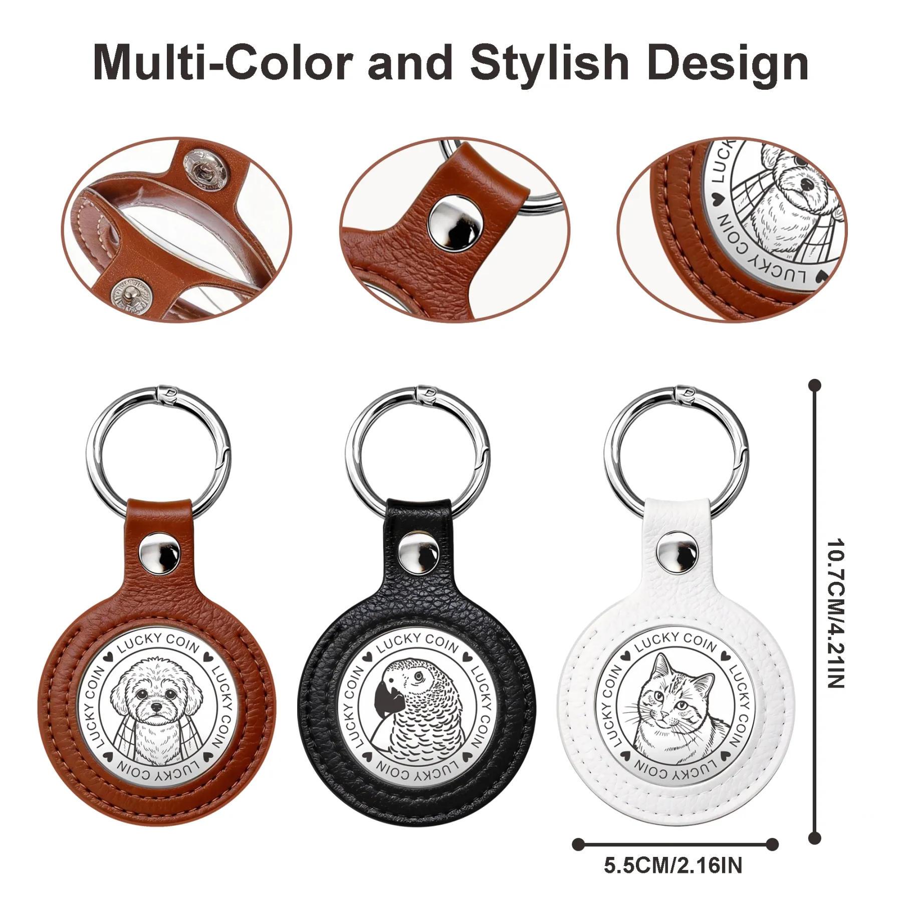 Custom Pet Face Photo ID Tag