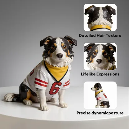 Custom Dog Cat Pet Highly Realistic Full-Color 3D Printed Chibi Statue