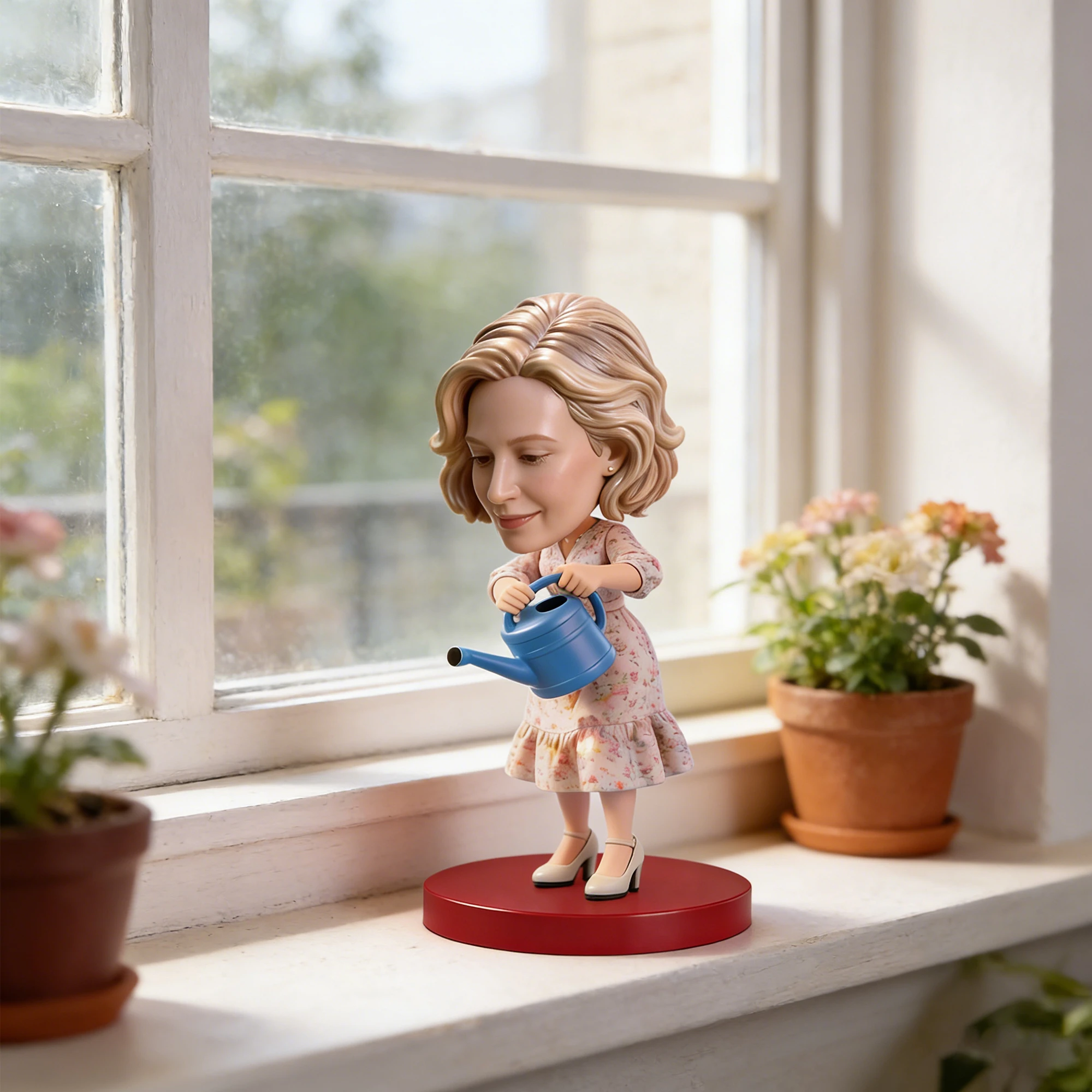 Custom Highly Realistic Full-Color 3D Printed Chibi Figurine Mothers' Day Gift