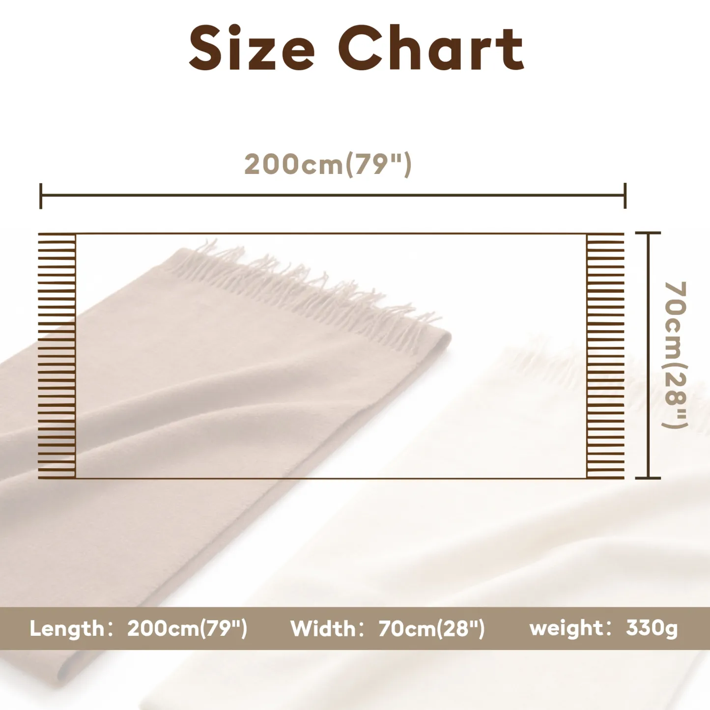 Custom Dog Cat Pet Face Warm Tassel Scarf with Name