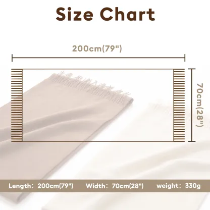 Custom Dog Cat Pet Face Warm Tassel Scarf with Name