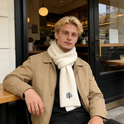 Personalized Embroidered 2-3 Letters Scarf