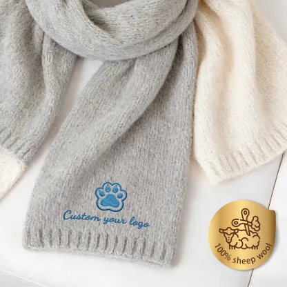 Personalized Embroidered Logo Scarf