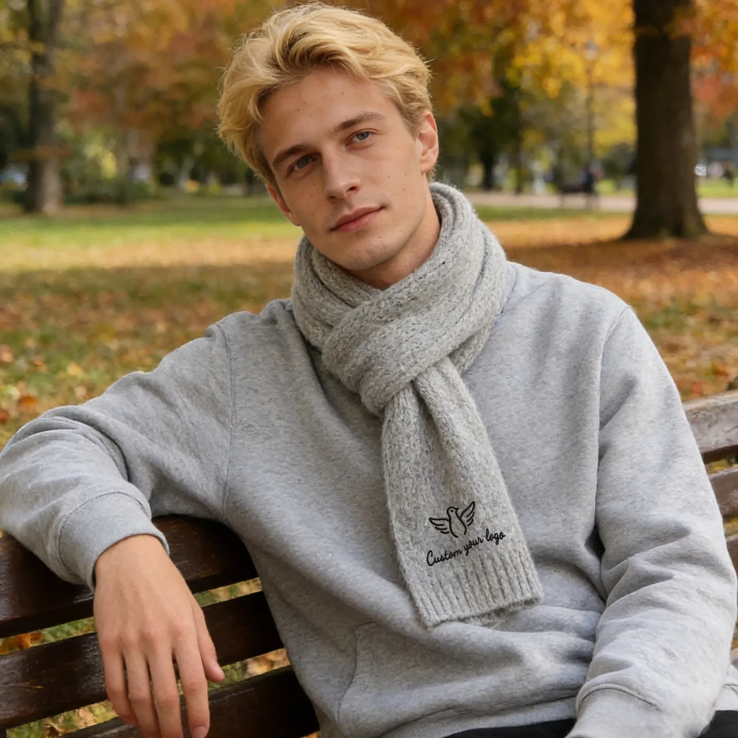 Personalized Embroidered Logo Scarf