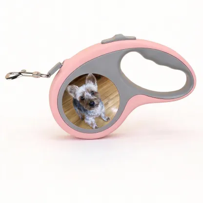 Custom Dog Photo Retractable 9.8 ft Dog Leash