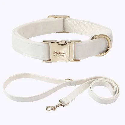 Custom Name Phone Number 3.9 ft Dog Leash