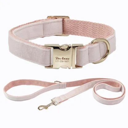 Custom Name Phone Number 3.9 ft Dog Leash