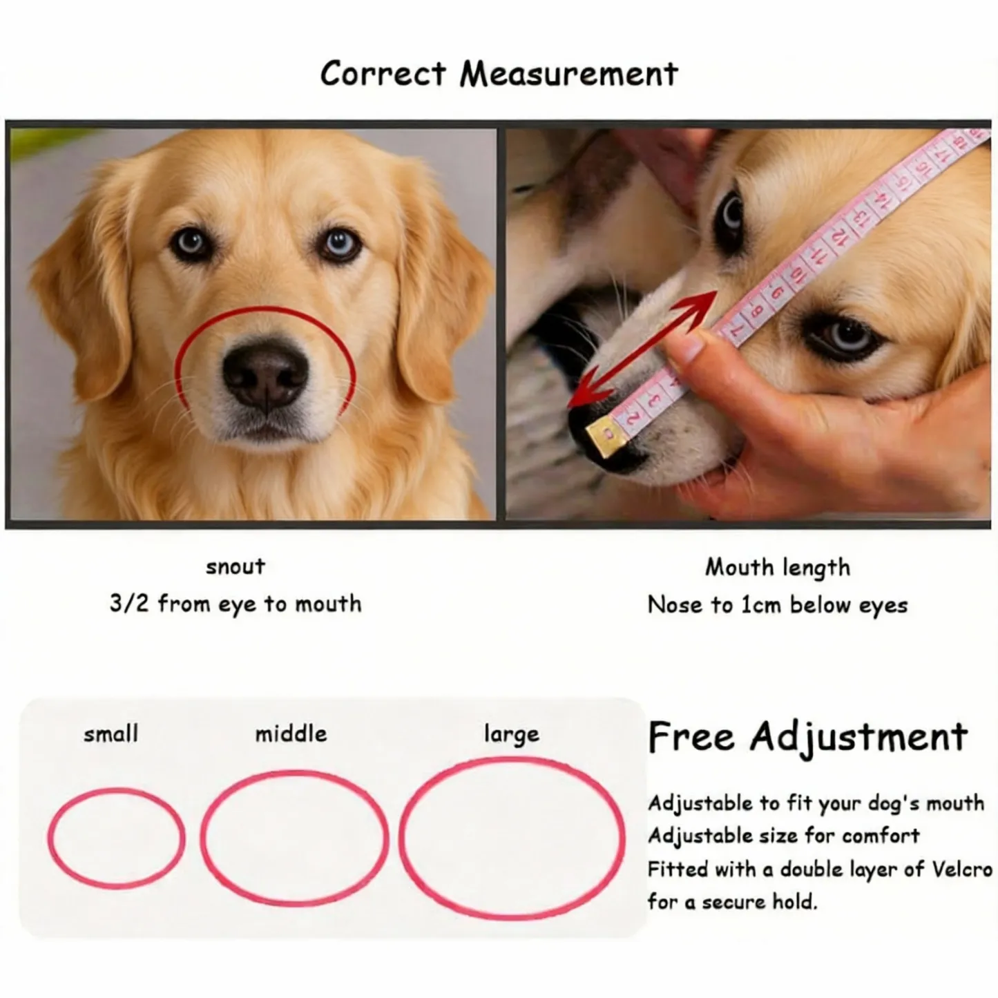 Custom Embroidered Name Breathable Mesh Dog Muzzle