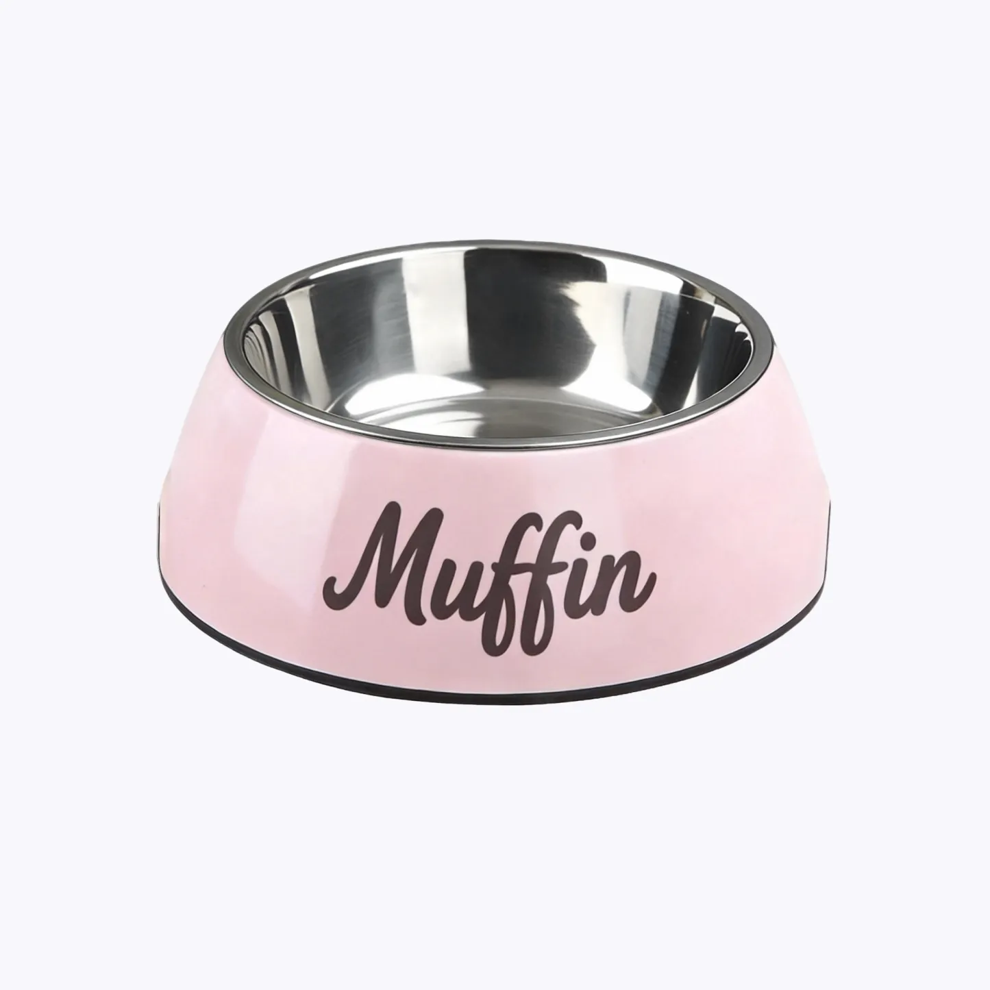 Custom Name Stainless Steel Cat Dog Pet Bowl