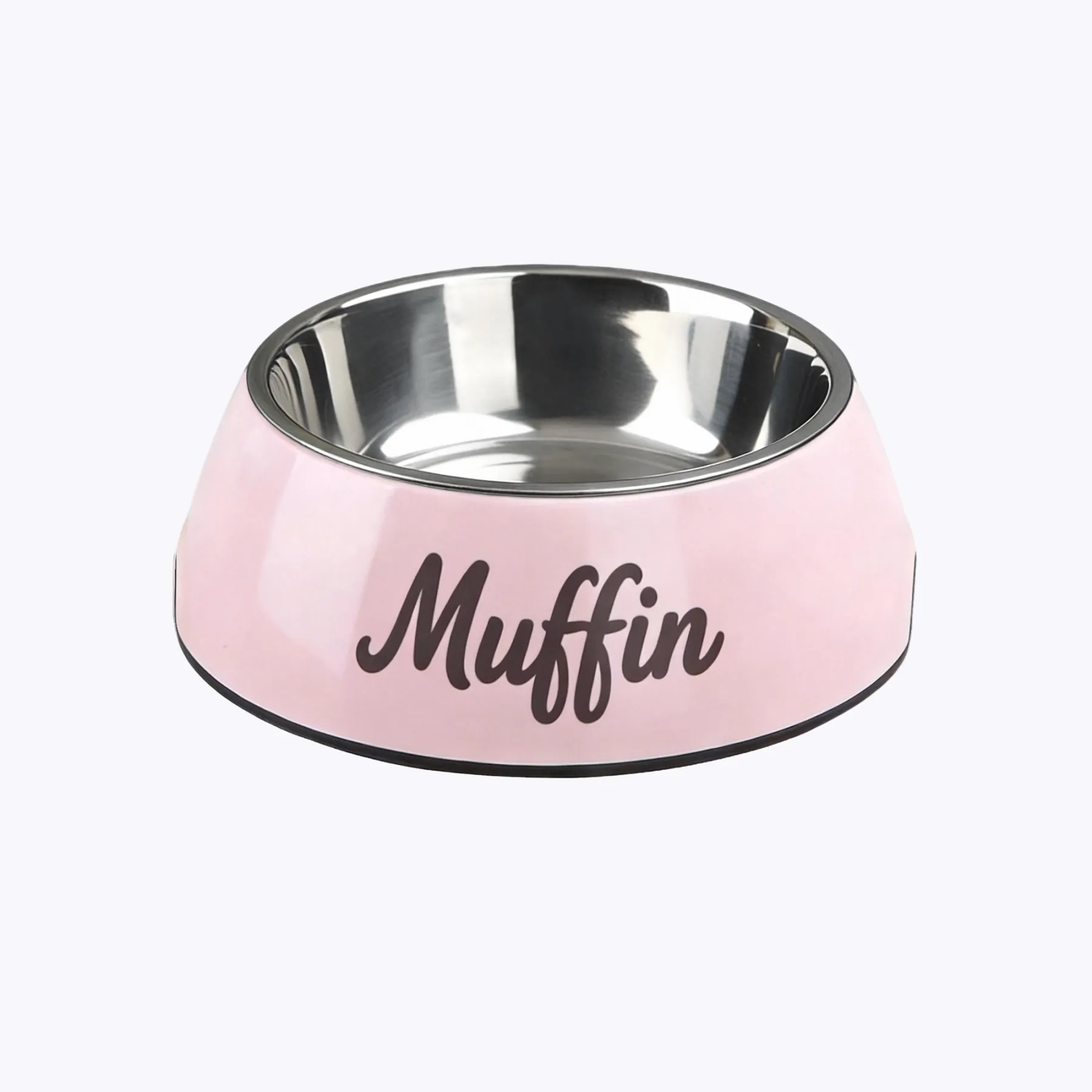 Custom Name Stainless Steel Cat Dog Pet Bowl