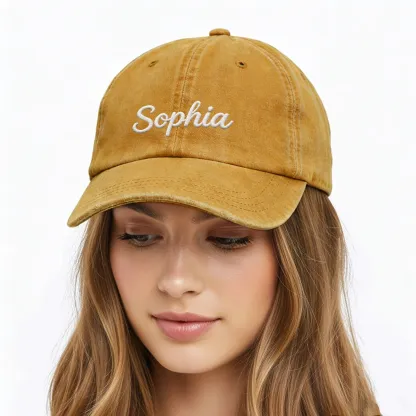 Custom Embroidered Name Cap