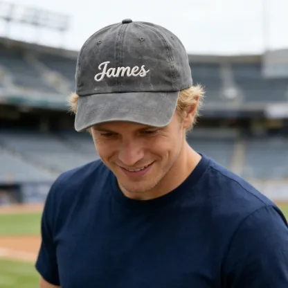 Custom Embroidered Name Cap