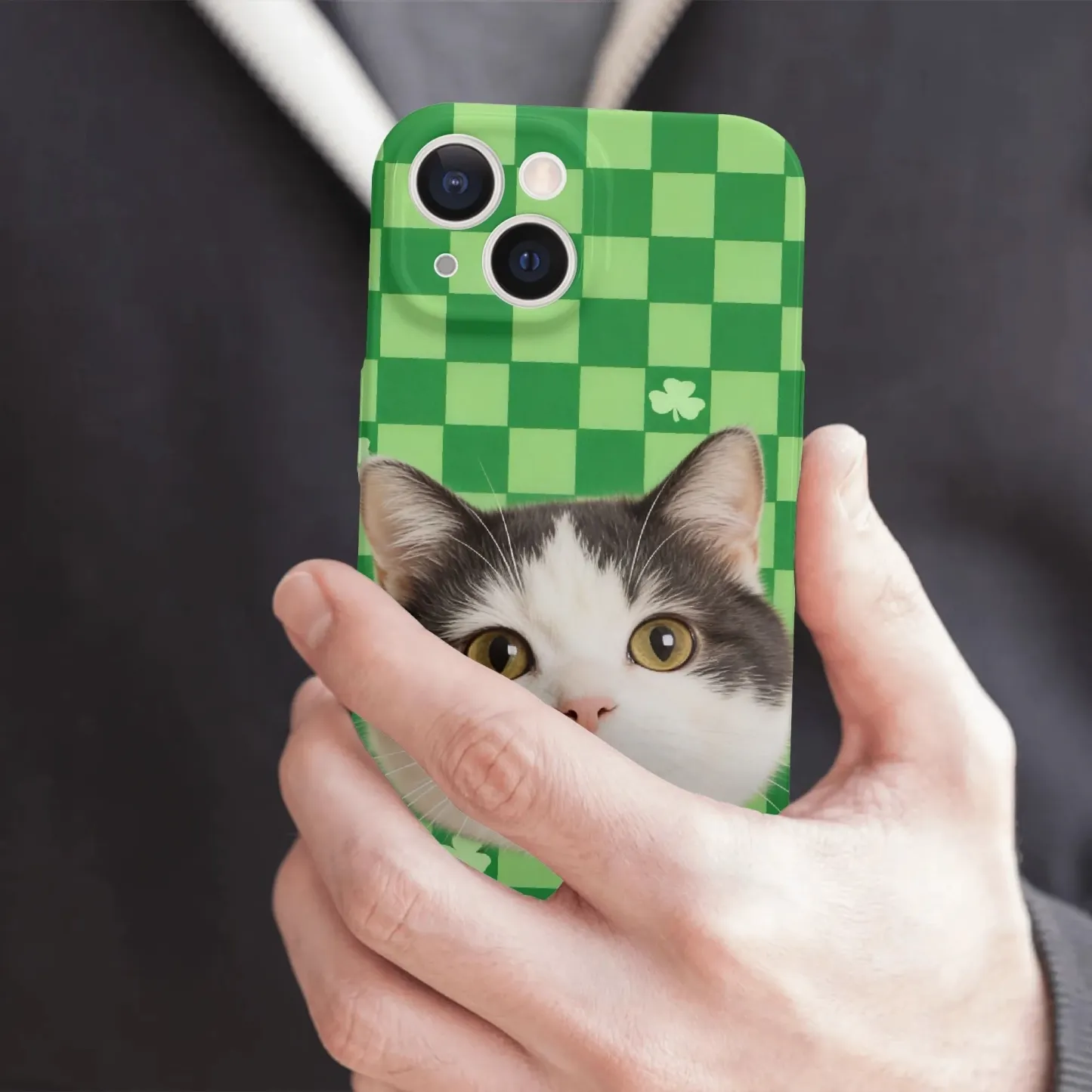 Custom Dog Cat Pet Face Photo Name Phone Case