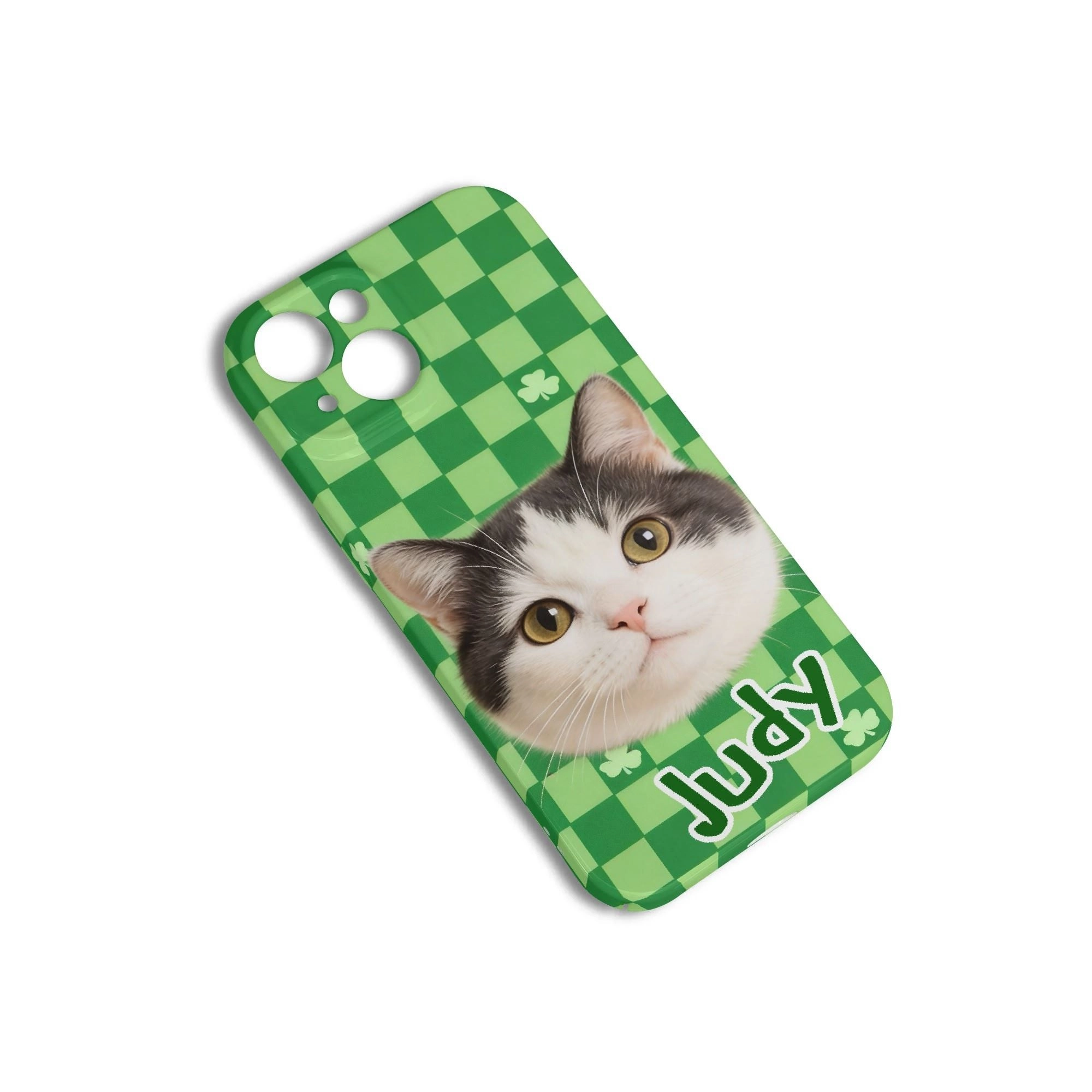 Custom Dog Cat Pet Face Photo Name Phone Case