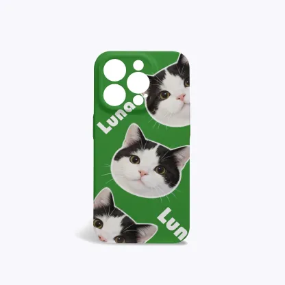 Custom Name Dog Cat Pet Face Photo Phone Case
