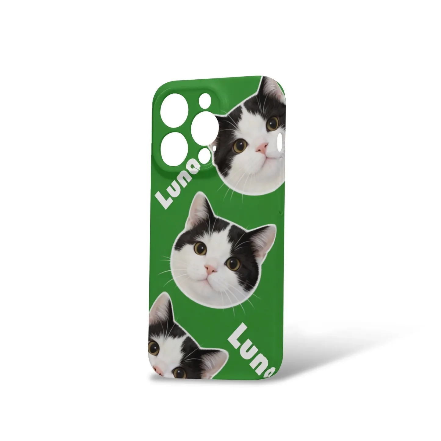 Custom Name Dog Cat Pet Face Photo Phone Case