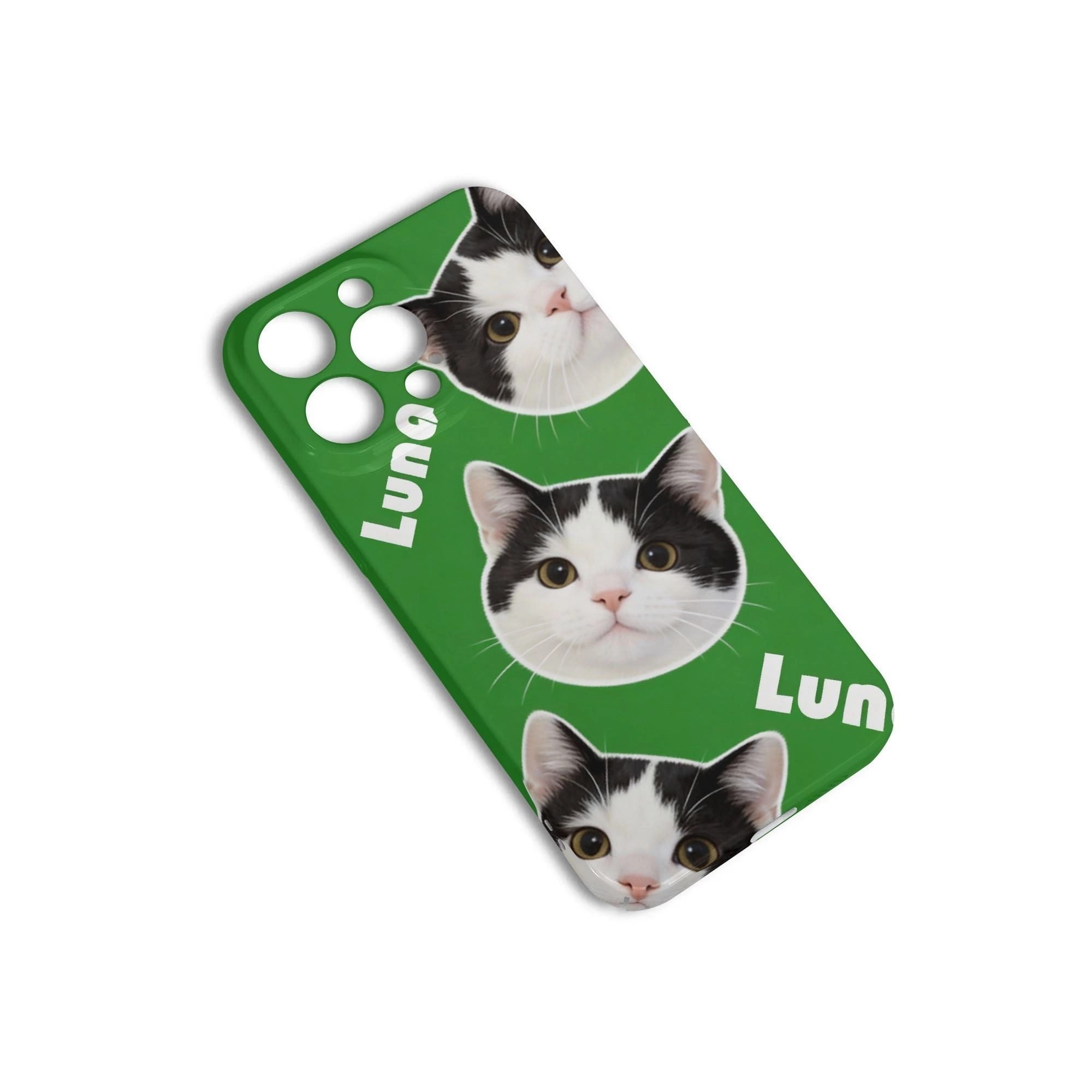 Custom Name Dog Cat Pet Face Photo Phone Case