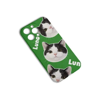 Custom Name Dog Cat Pet Face Photo Phone Case