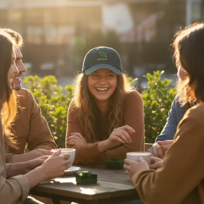 Custom Embroidered Name Lucky Clover Cap for St. Patrick's Day