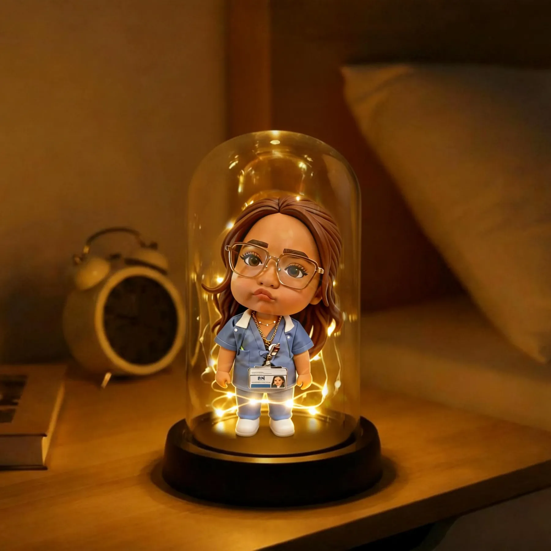 Custom Nurse Highly Realistic Full-Color 3D Printed Chibi Figurine