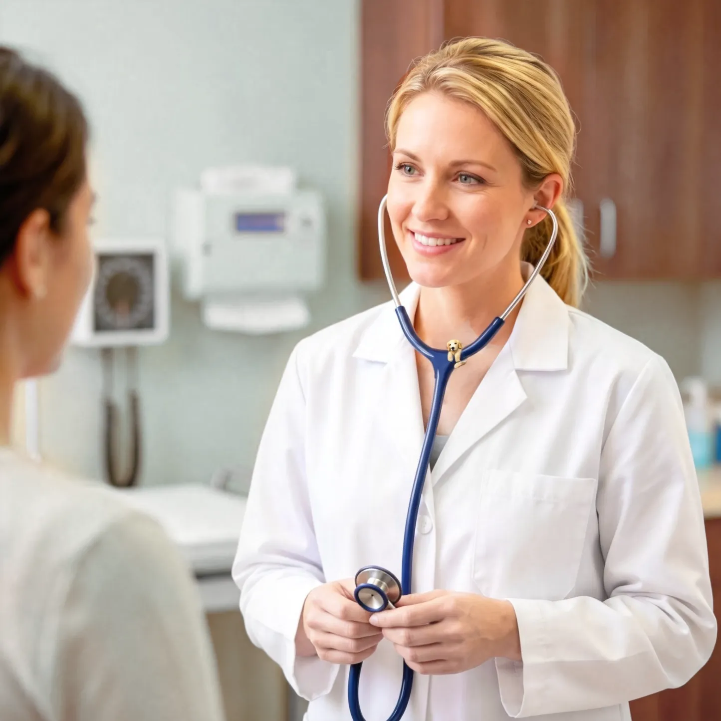 Custom 3D Handmade Ceramic-like Dog Cat Pet Stethoscope Tag for Veterinarians Nurses Doctors Medical Staff Nurses Week Gift