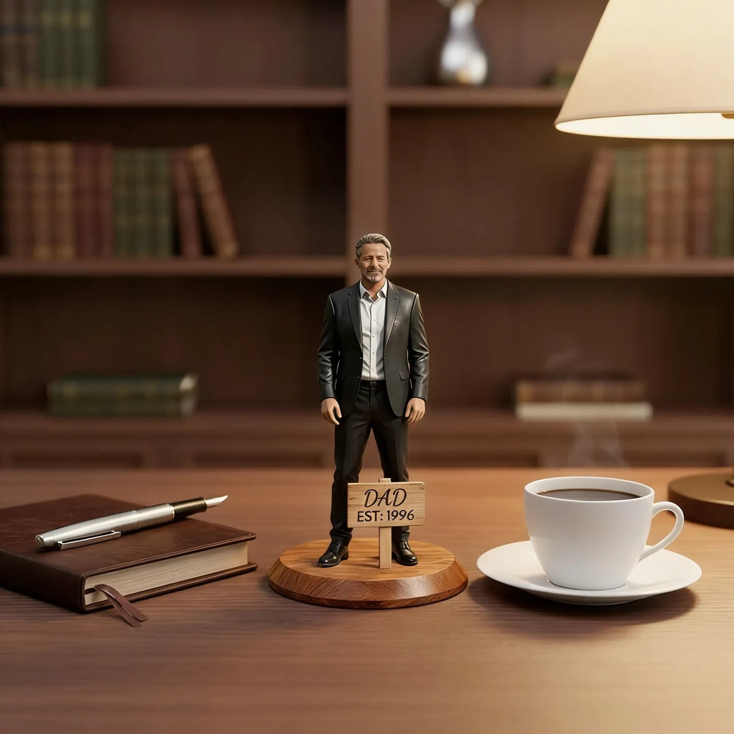 Custom Men Dad Highly Realistic Full-Color 3D Full Body Figurine for Father's Day