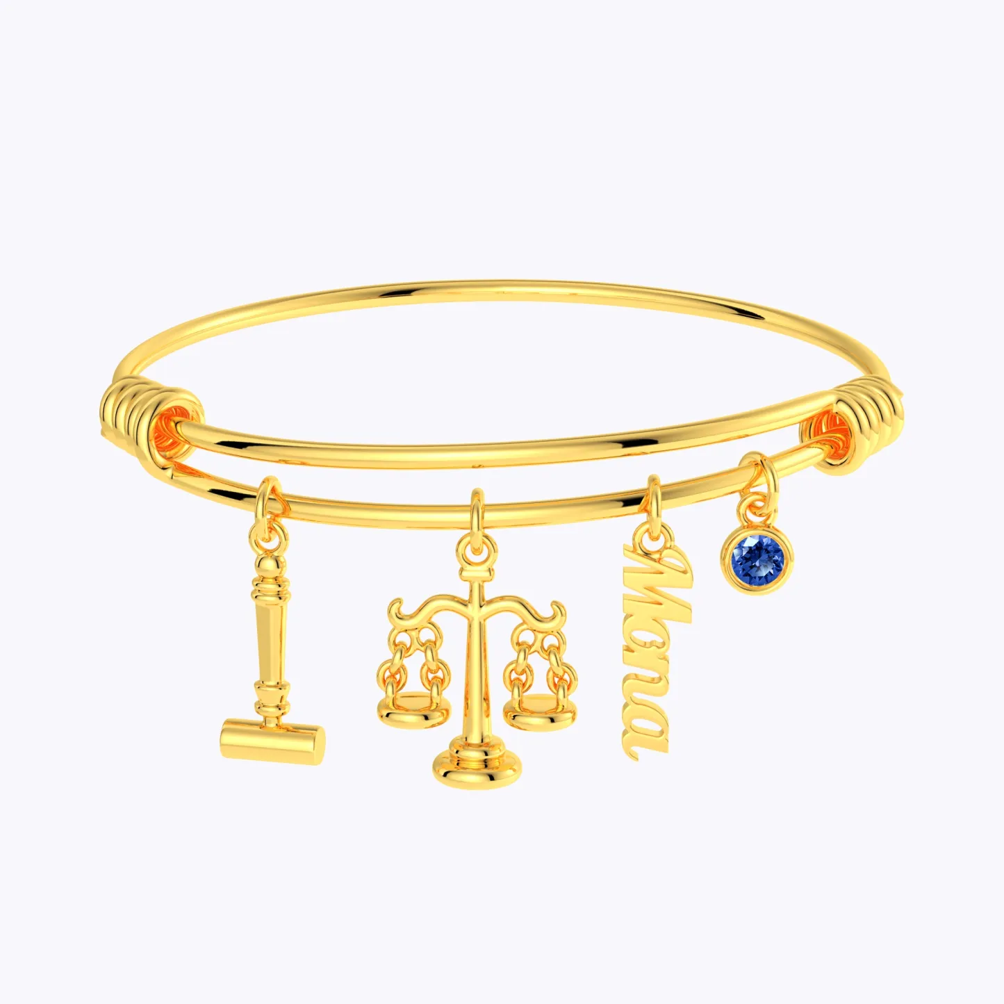 Custom Legal Charm Bracelet for Lawyers