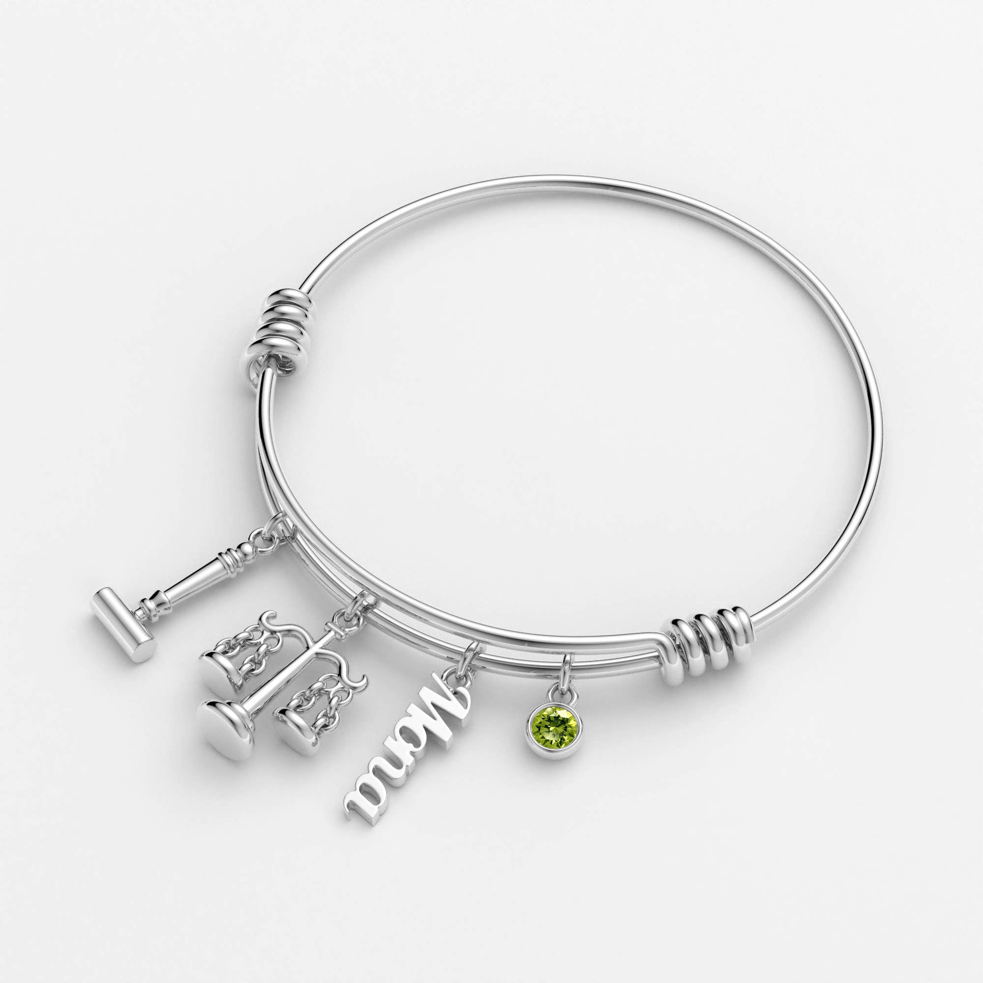 Custom Legal Charm Bracelet for Lawyers