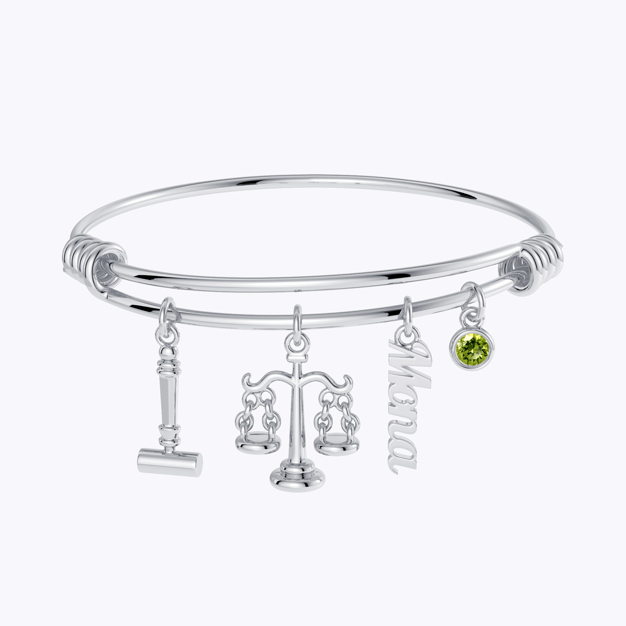 Custom Legal Charm Bracelet for Lawyers