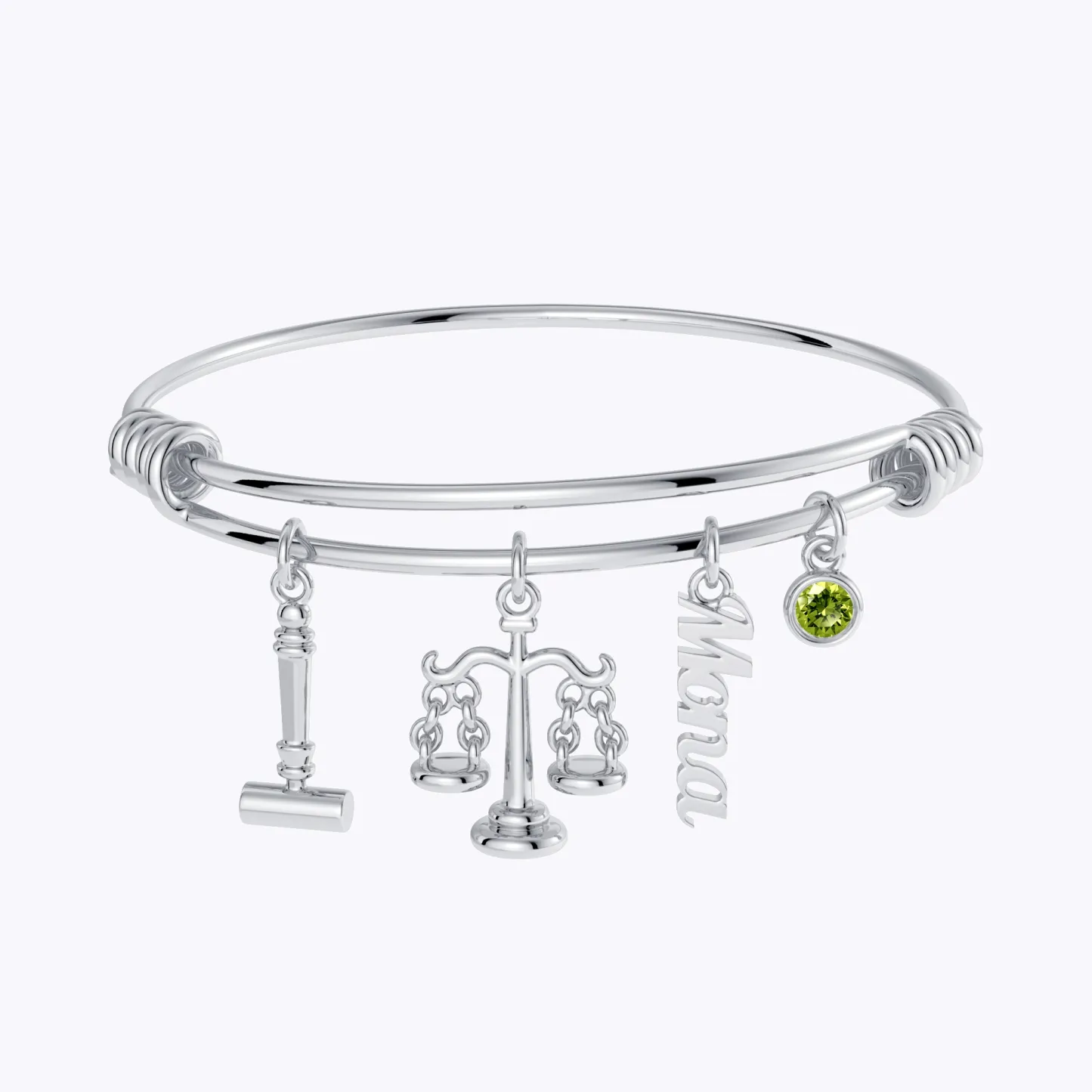 Custom Legal Charm Bracelet for Lawyers