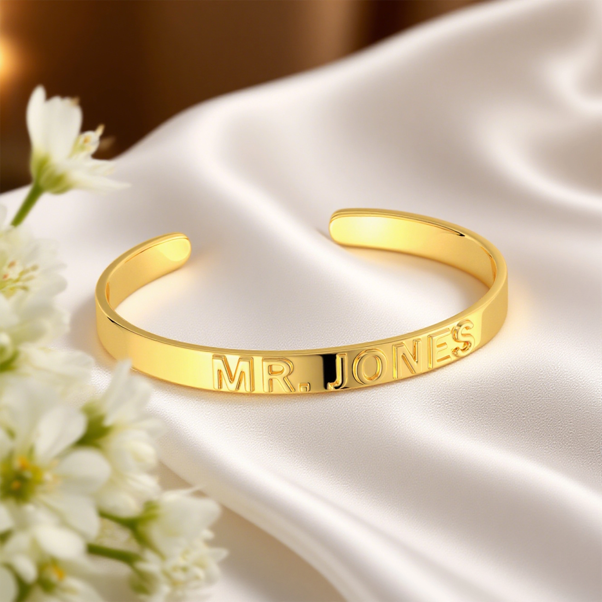 Custom Teacher Name Open Bangle
