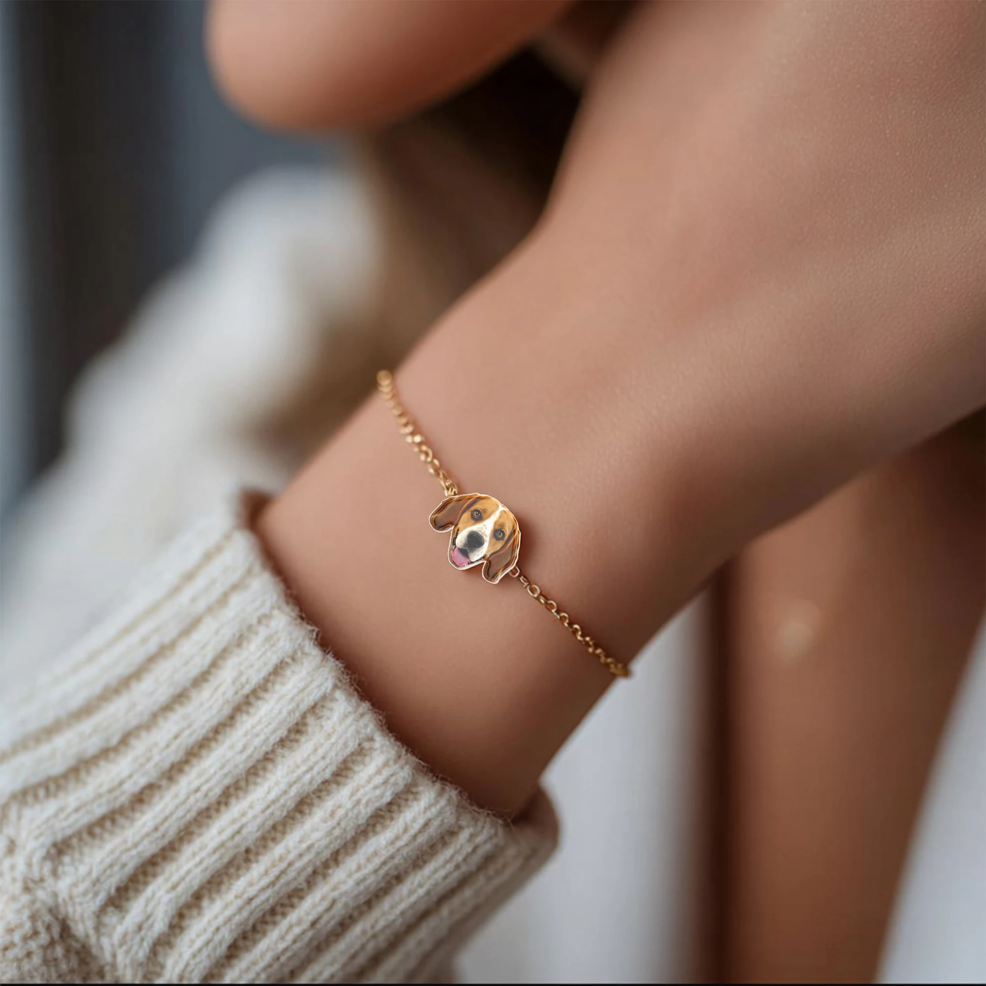 Custom Pet Face Photo Bracelets