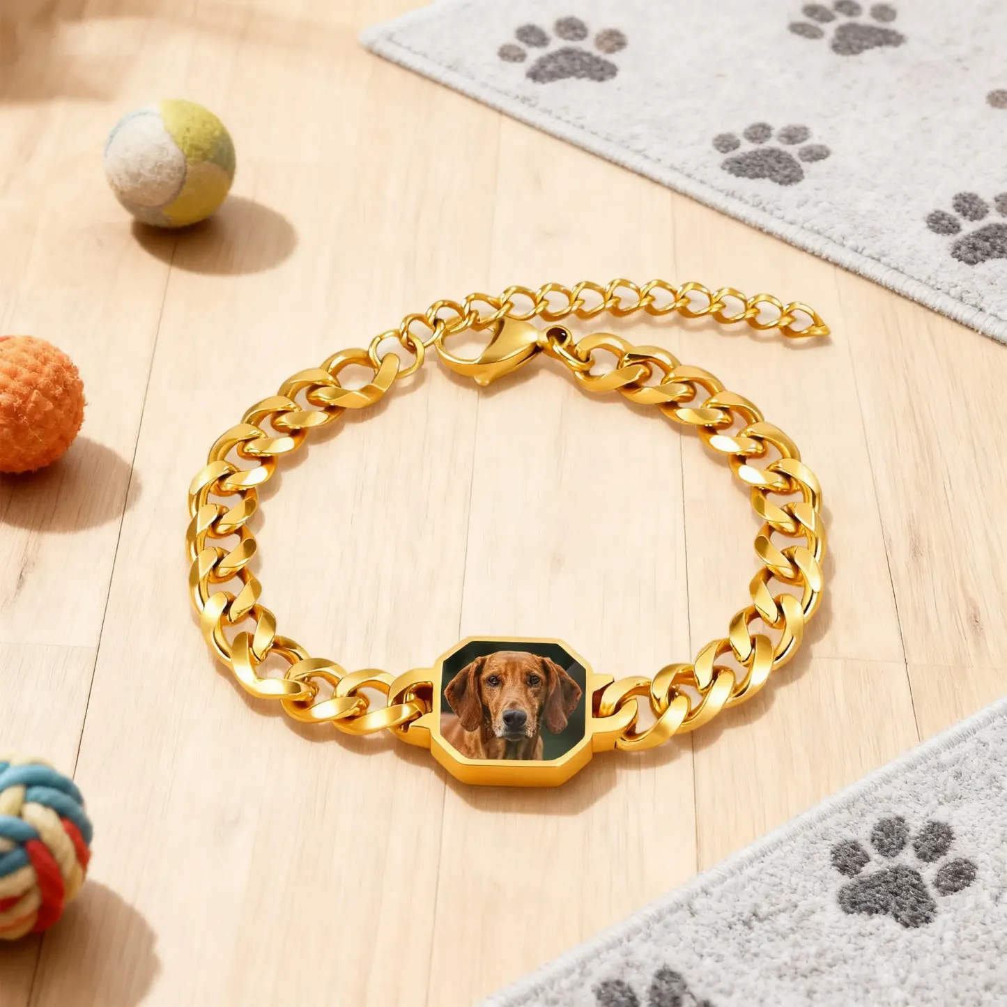 Custom Octagonal Hidden Photo Heat Activated Bracelet