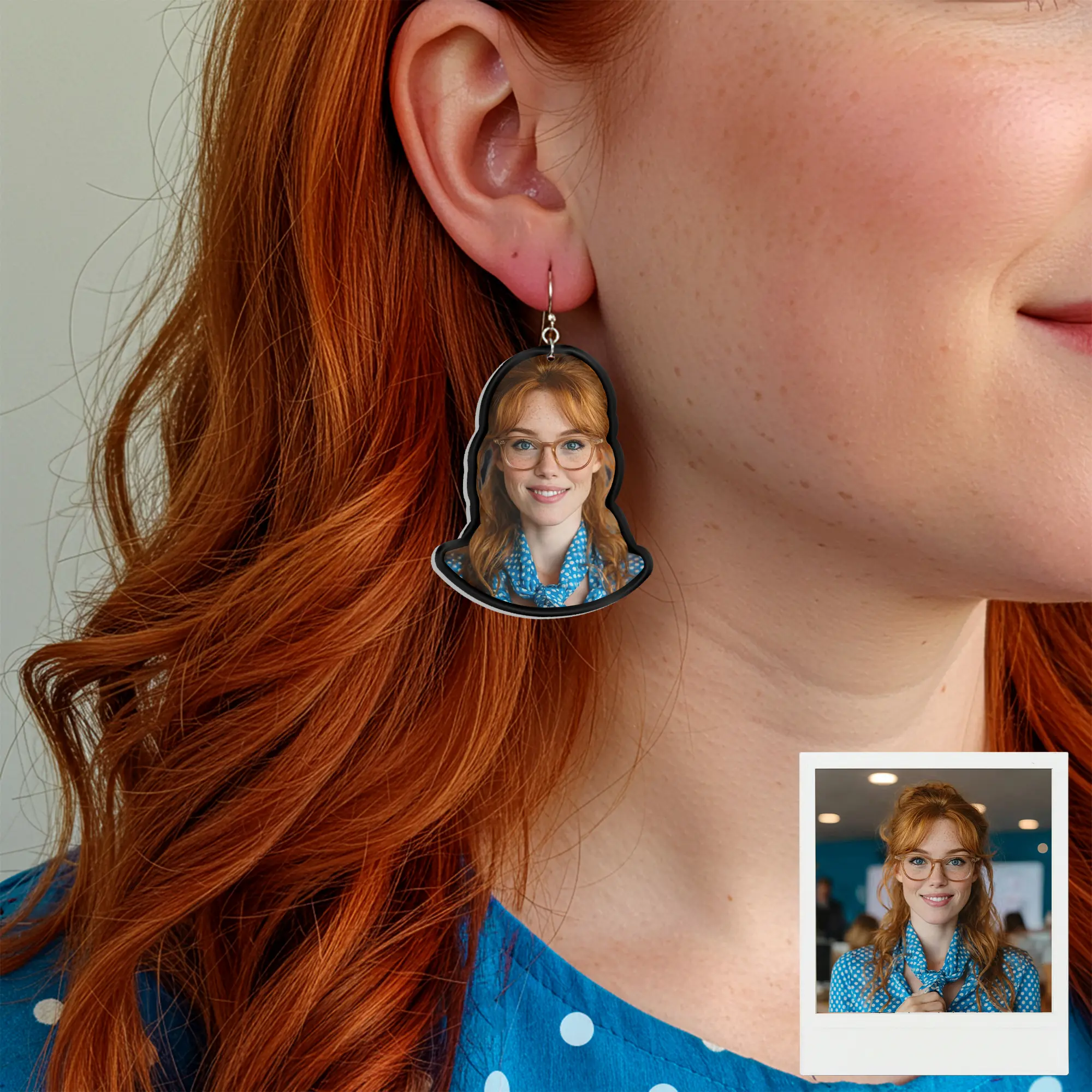 Personalized Face Photo Earrings