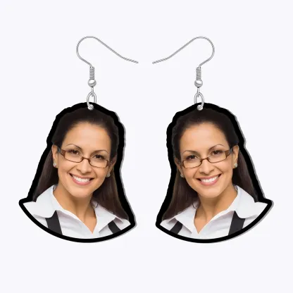Personalized Face Photo Earrings
