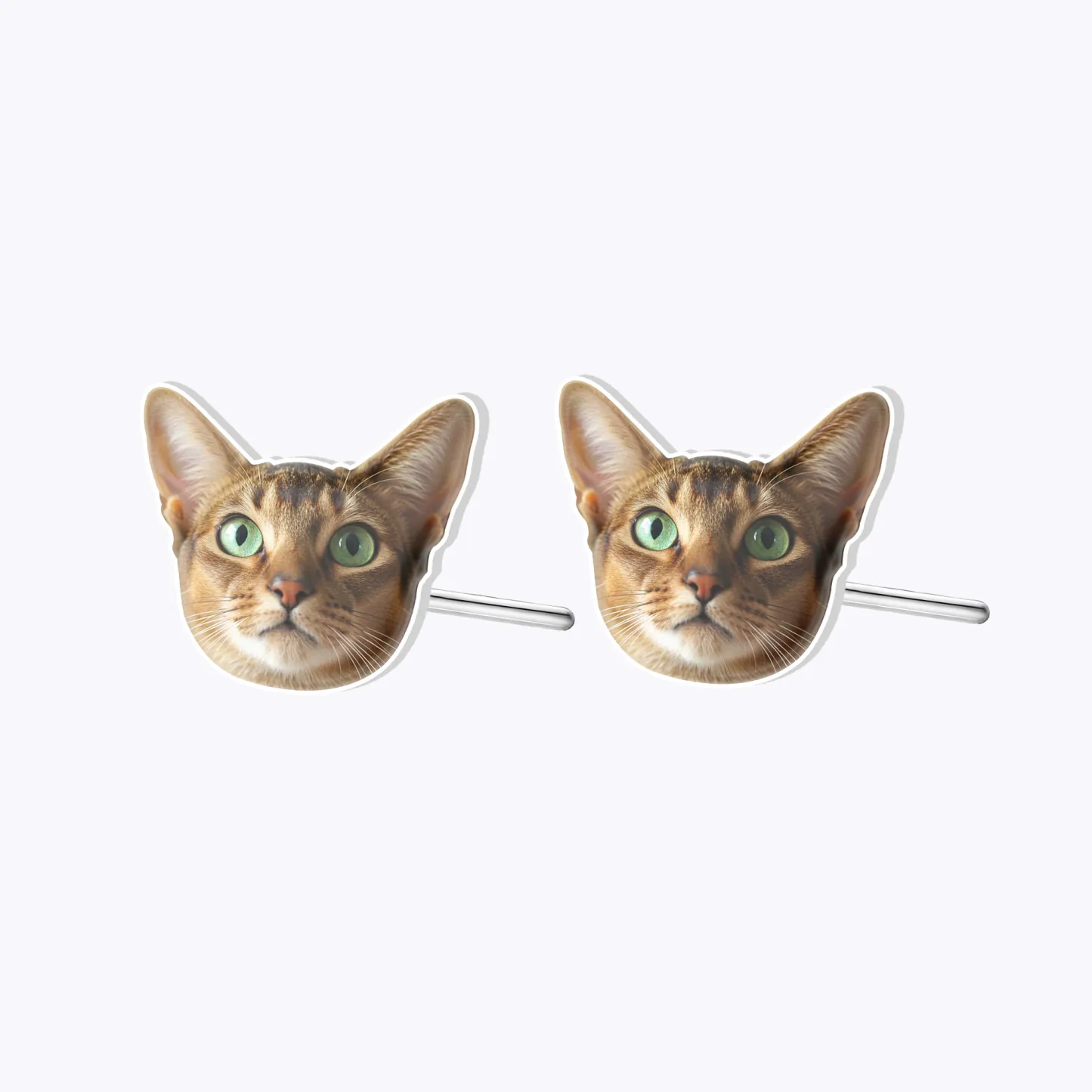 Custom Pet Face Phopto Studs