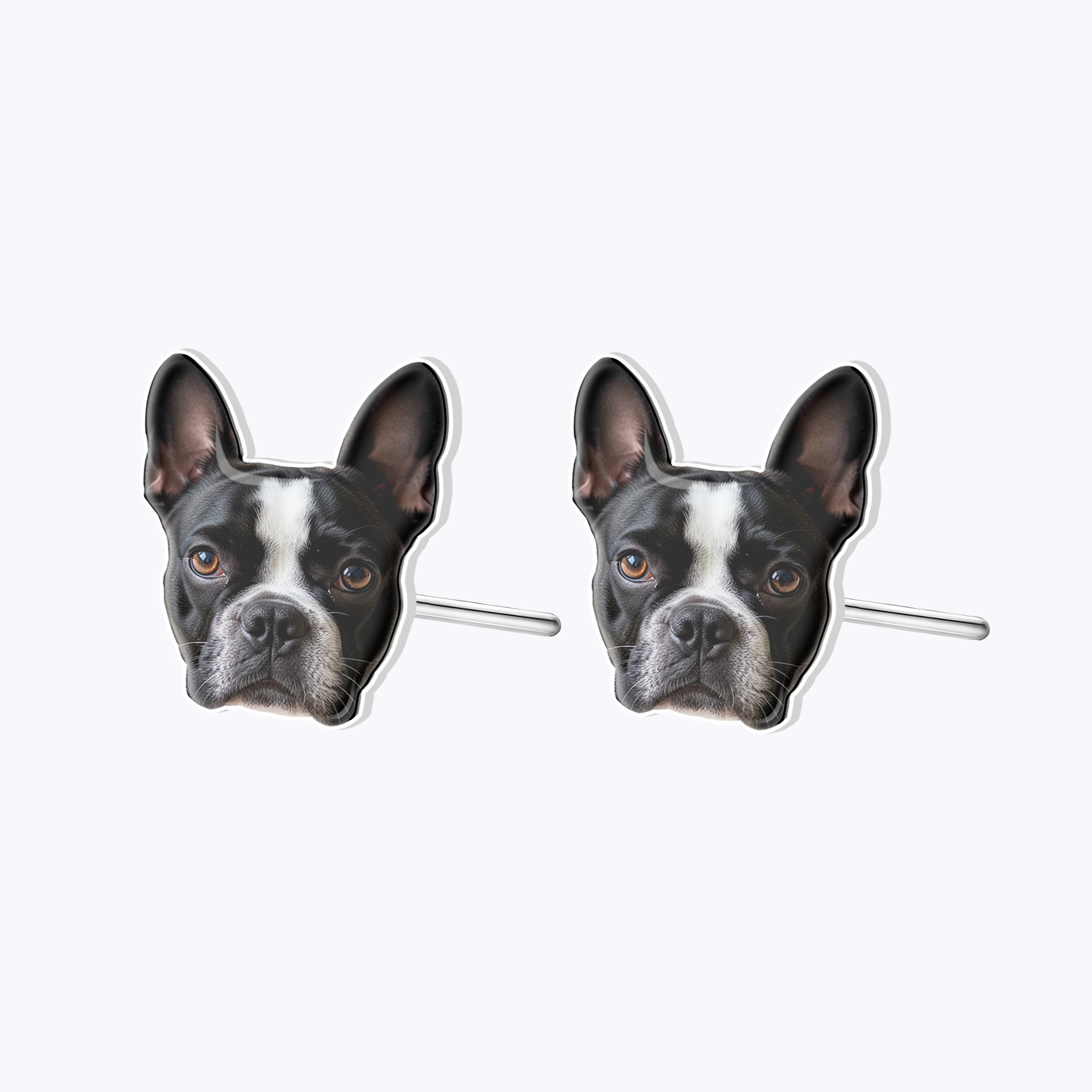 Custom Pet Face Phopto Studs