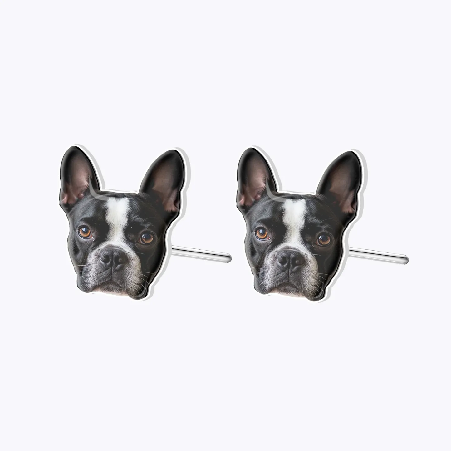Custom Pet Face Phopto Studs