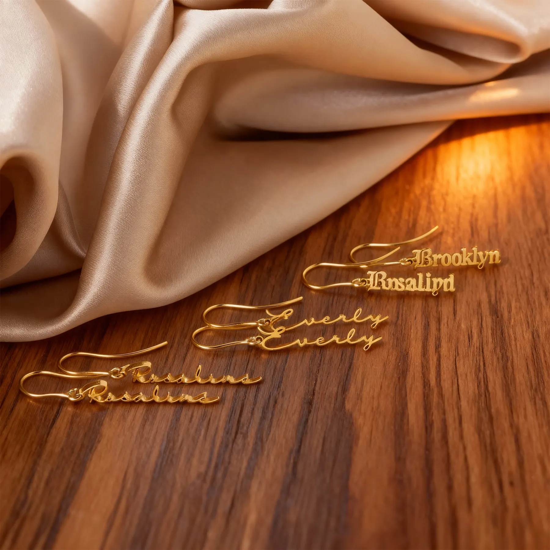 Personalized Engraved Name Earring