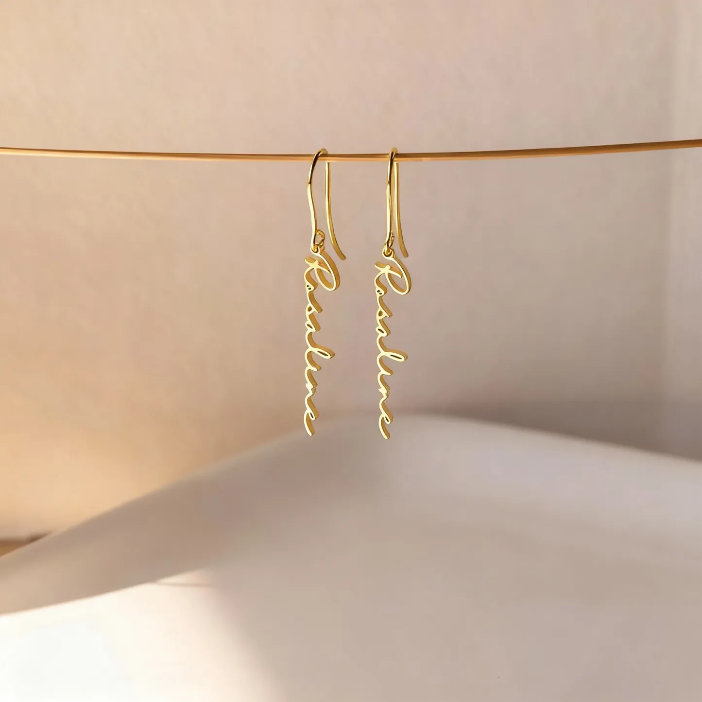 Personalized Engraved Name Earring