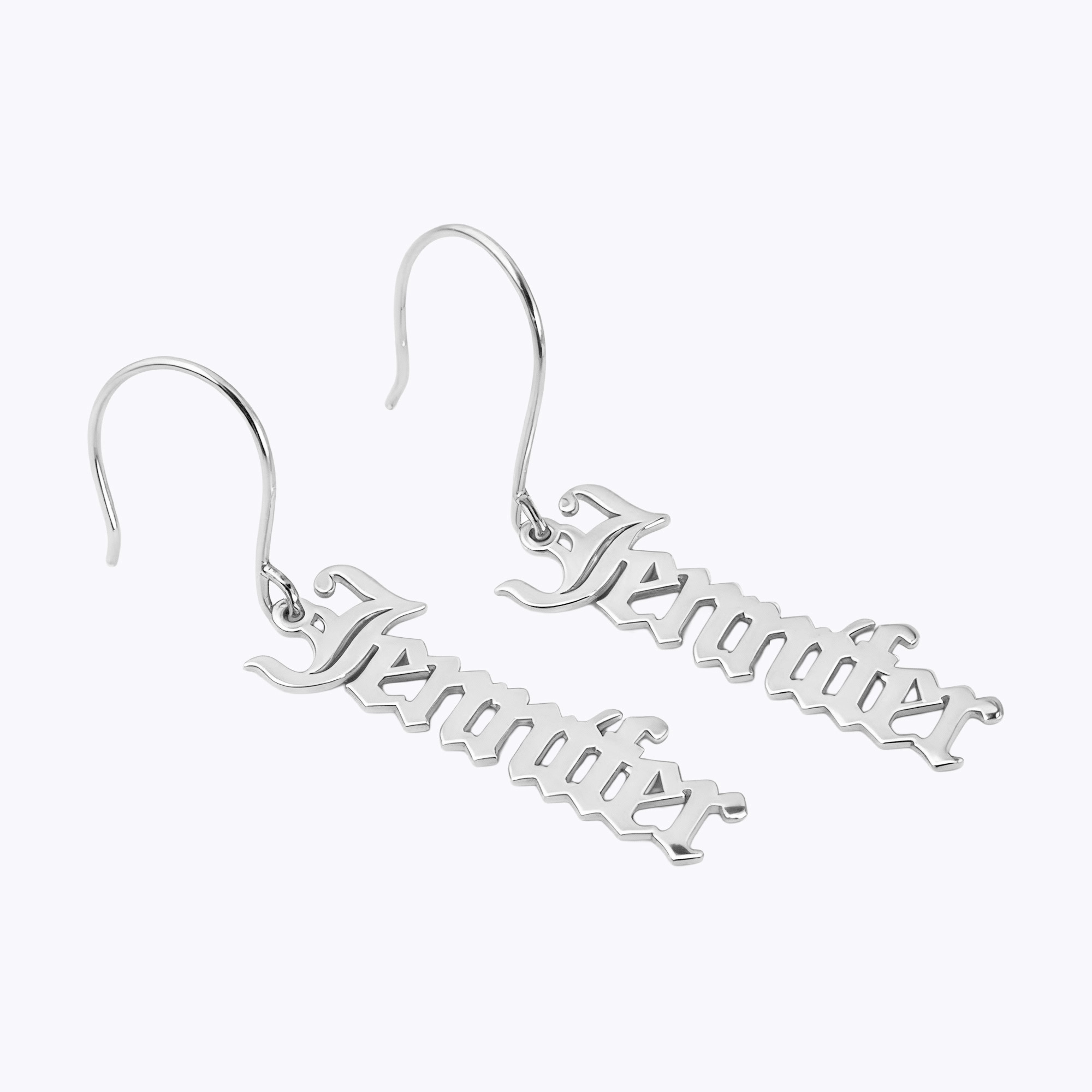 Personalized Engraved Name Earring