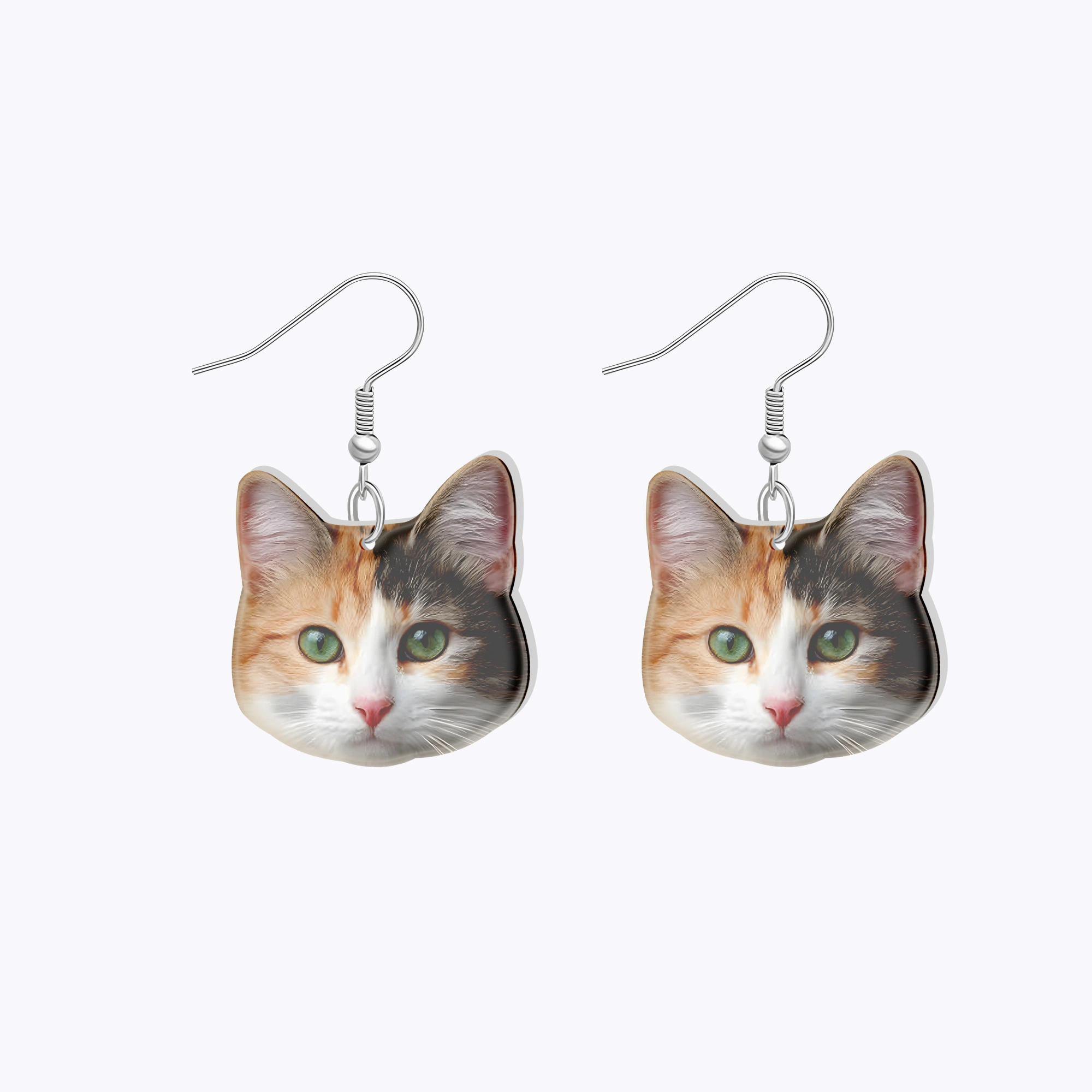 Custom Cat Dog Pet Face Photo Studs