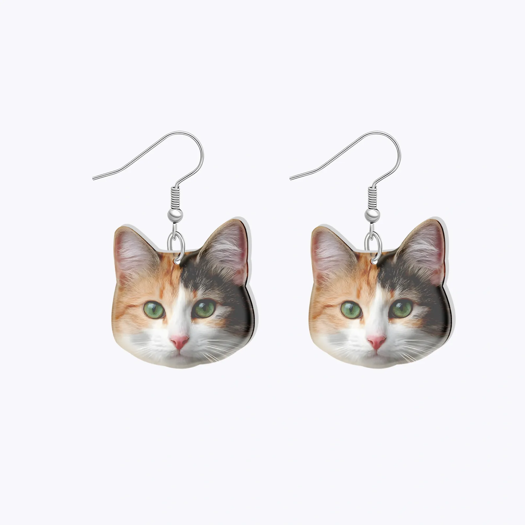 Custom Cat Dog Pet Face Photo Studs