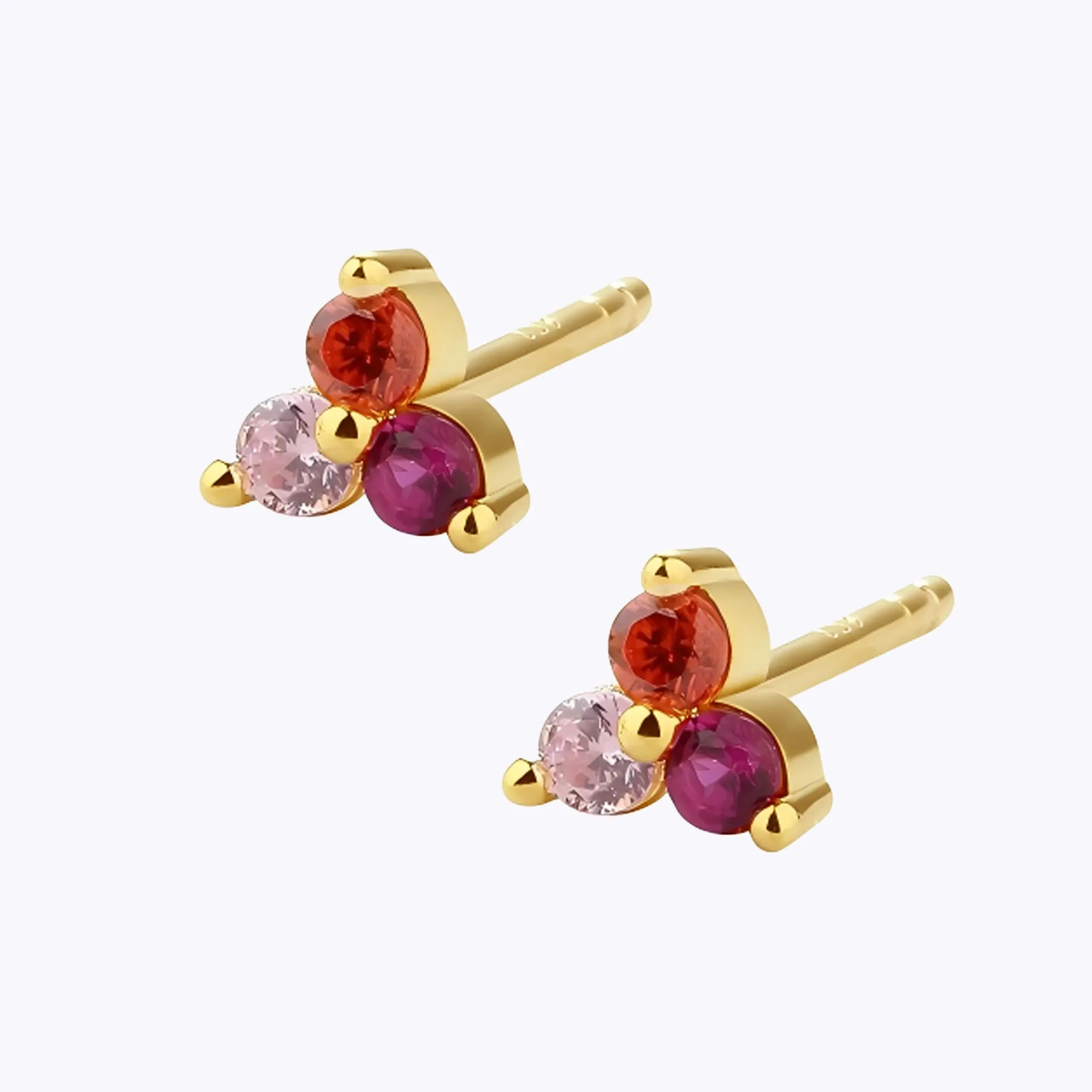 Custom 1-4 Round Birthstone Studs
