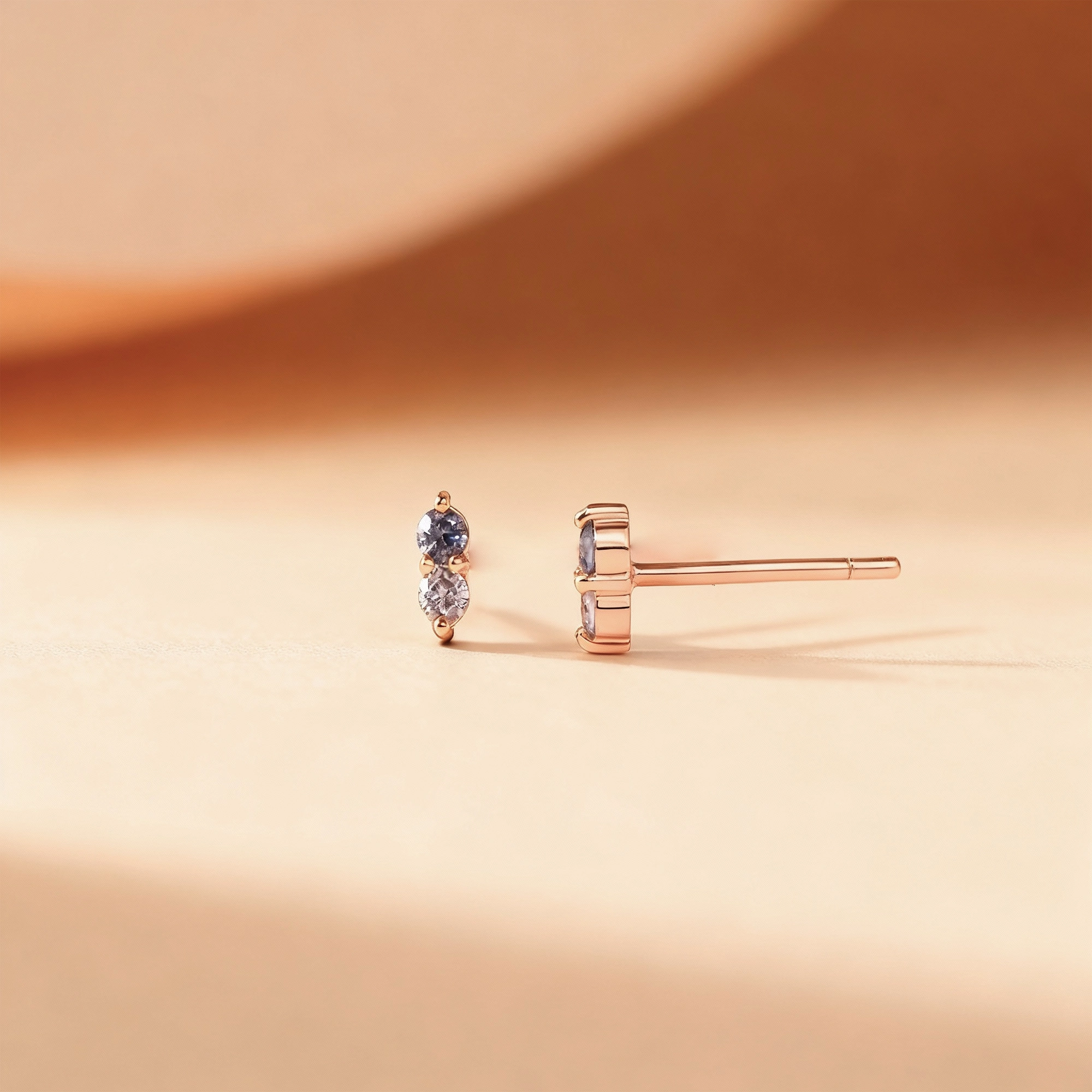 Custom 1-4 Round Birthstone Studs