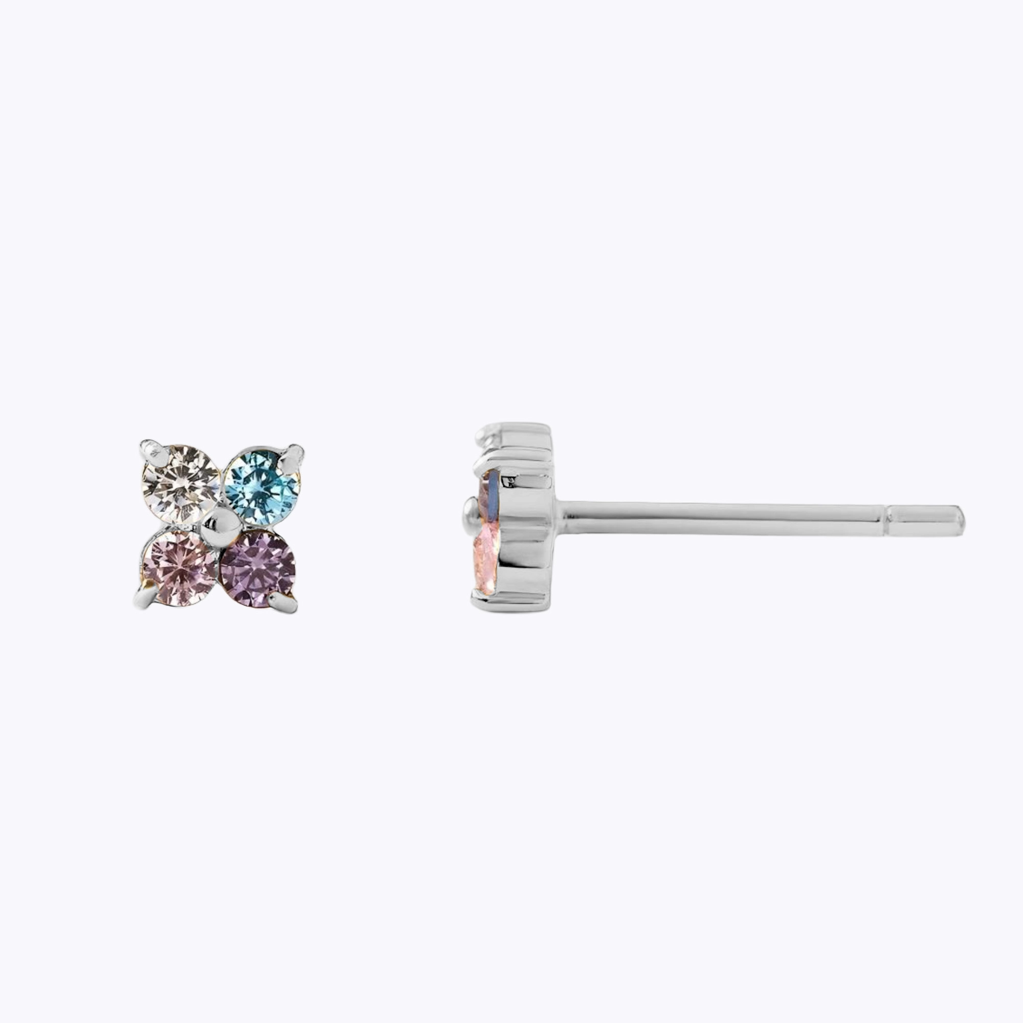 Custom 1-4 Round Birthstone Studs