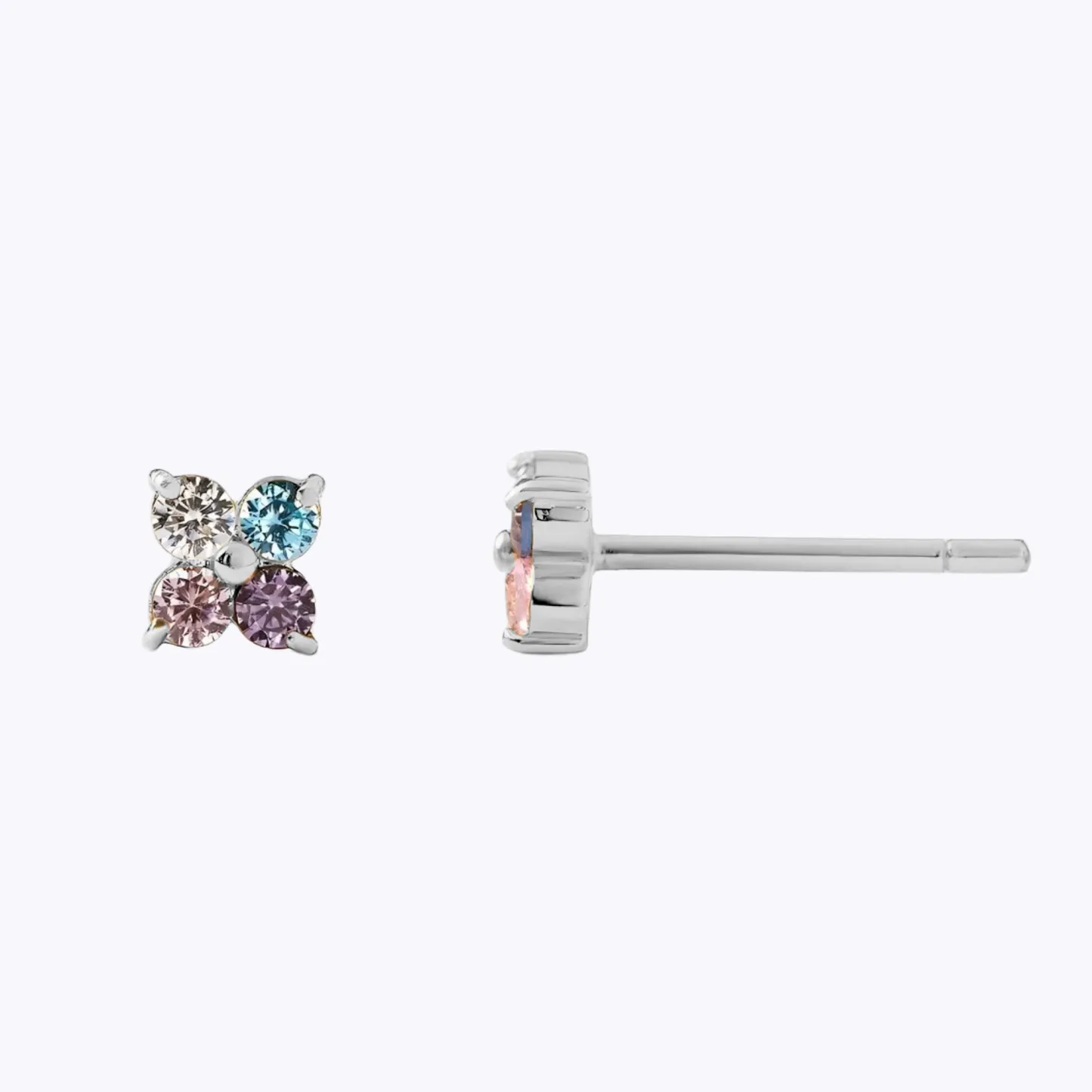 Custom 1-4 Round Birthstone Studs