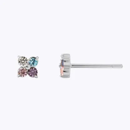 Custom 1-4 Round Birthstone Studs